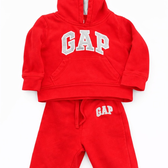 👶 GAP 2T Hooded Sweatshirt + Jogger Set - Picture 4 of 4